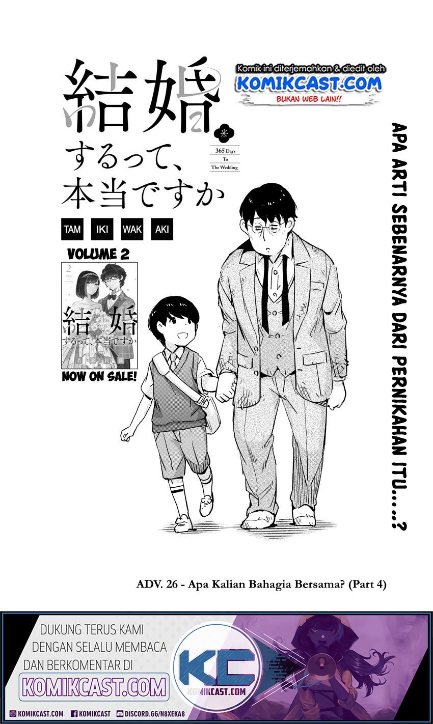 Kekkon Surutte, Hontou Desu ka? Chapter 26 Gambar 2